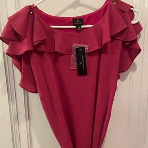 Worthington Fuchsia Blouse